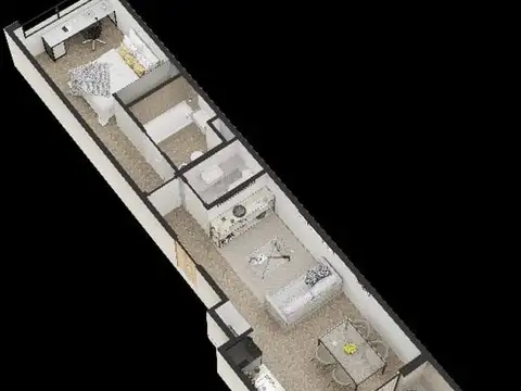 Departamento en Venta de 1 dormitorio