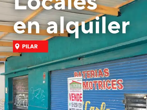Locales en alquiler en Pilar con salón