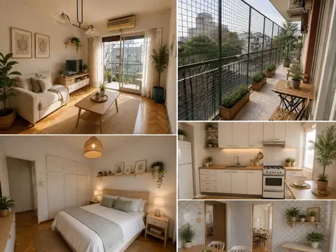 Departamento 3 amb. con balcón
