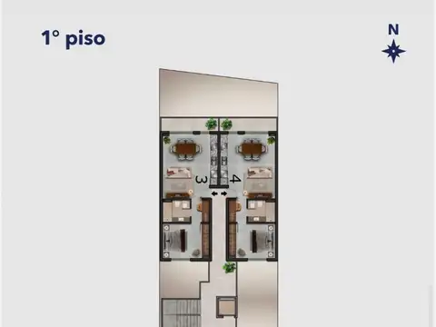 Departamento en Venta de 3 ambientes