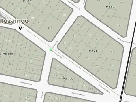 3 Lotes En Block En Ituzaingo