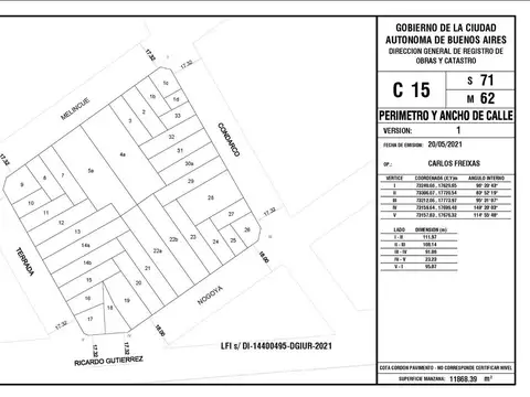 Terreno en Venta de 204,0 m2