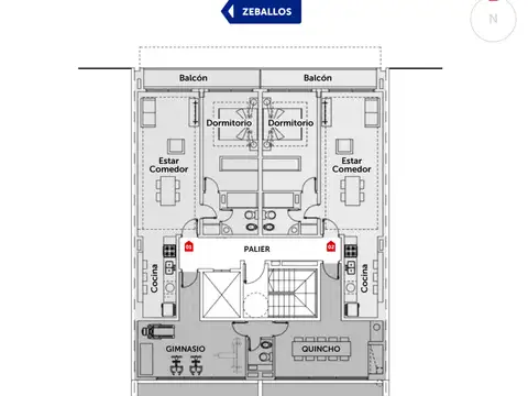 Departamento en Venta de 3 dormitorios