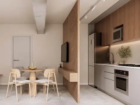 Departamento 3 ambientes con 1 baño