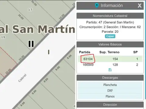 LOTE EN VENTA EN VILLA BALLESTER