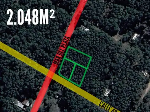 Terreno en venta - 2048mts2 totales - Mar Azul