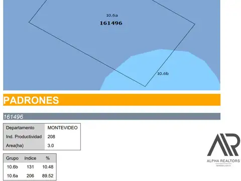 Chacra en venta de 35522m2 ubicado en Cuchilla Pereira
