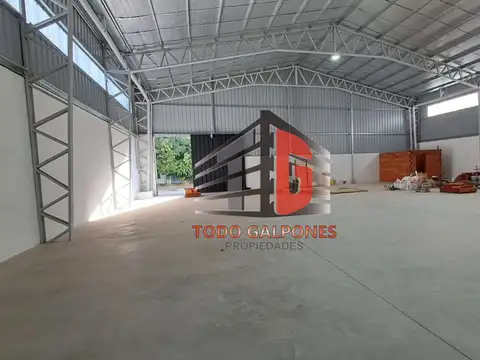 Galpón 600 m² S/lote 22x27,5 a Estrenar