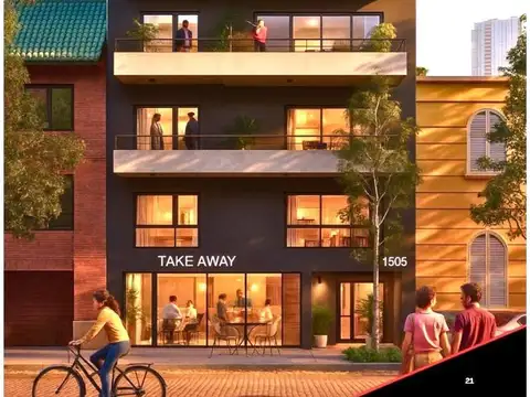 Venta Monoambiente en Construccion
