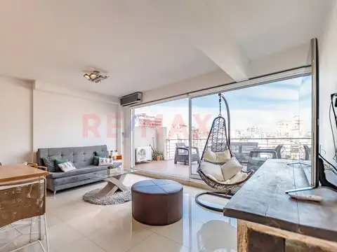 Venta Depto 2 amb amoblado terraza en Balvanera