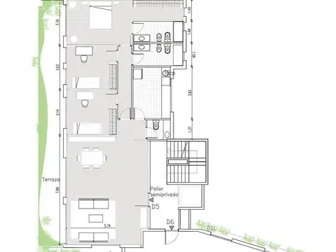 Departamento en Venta al Norte