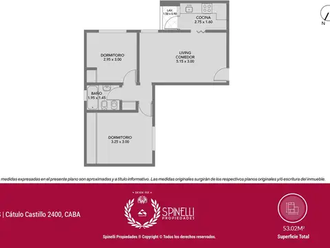 Departamento en Venta de 3 ambientes