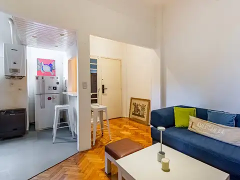 Departamento 2 ambientes con 1 baño