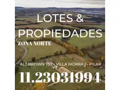 LOTES & PROPIEDADES ZONA NORTE