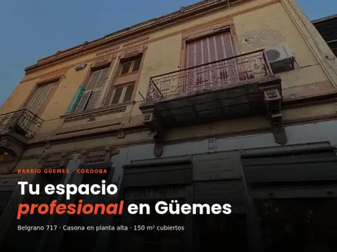 Casona En Güemes, Fines Comerciales.