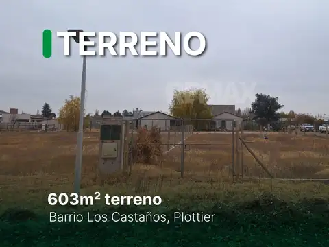 Venta terreno barrio Los Castaños Plottier Neuquen