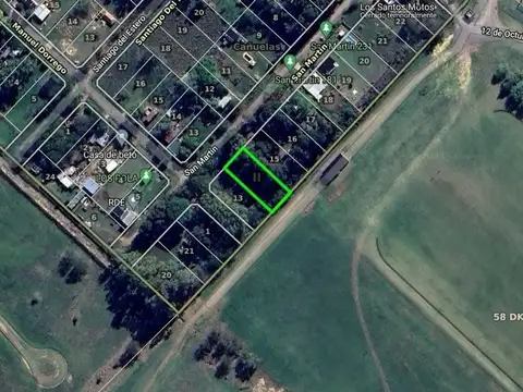 EXCELENTE LOTE EN ANTESQUINA DE 960 M² EN CAÑUELAS