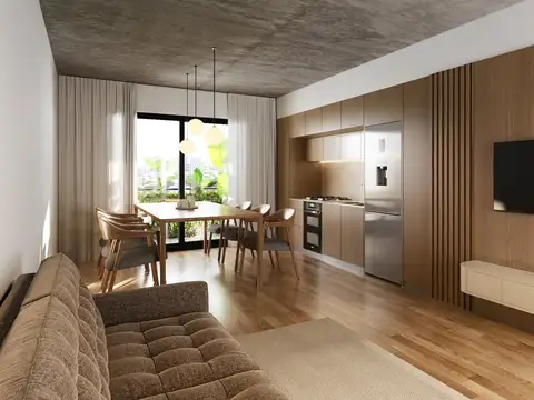 Departamento monoambiente en construcción en Lourdes, Rosario