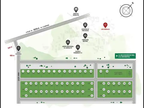 LOTES - BARRIO PARQUE ALTOS EL OMBU - CARDALES - 0% ANTICIPO