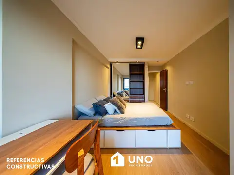 Departamento 2 ambientes con 1 baño