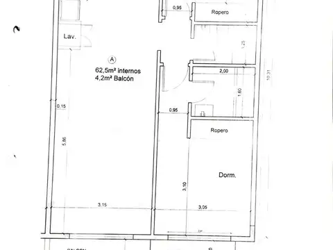 Departamento en  Belgrano 2300