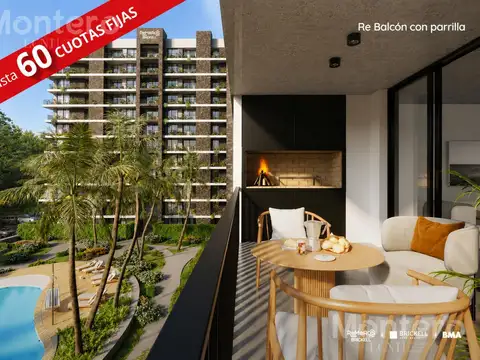Remeros Brickell 3 Ambientes con Jardín PB - Hasta 60 cuotas Fijas en Dólares