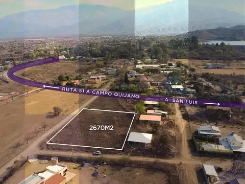 Terreno en Venta en Campo Quijano, Rosario de Lerma