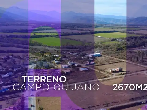 Terreno en Campo Quijano barrios Las Lomitas