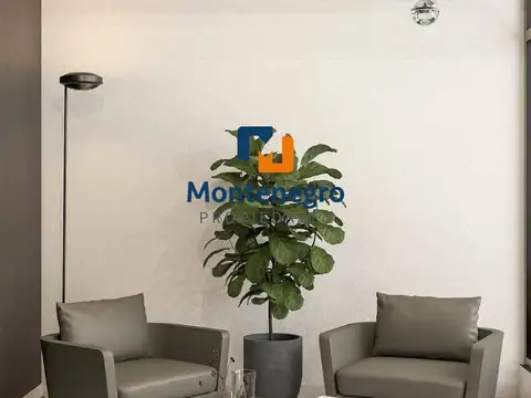 Departamento 2 ambientes con 2 baños