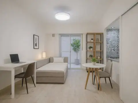 DEPARTAMENTO MONOAMBIENTE CON PATIO - RECOLETA – LARREA AL 1300 - APTO PROFESIONAL.