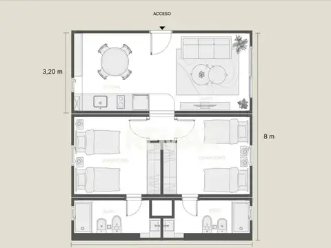 VENTA DEPARTAMENTO 2 DORMITORIOS, AÑELO