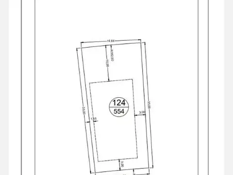 Terreno en Venta de 554,0 m2