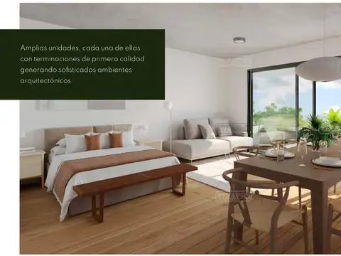 Departamento Monoambiente con 1 baño
