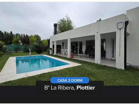 CASA 3 DORM EN VENTA,B° Cerrado La Ribera,Plottier