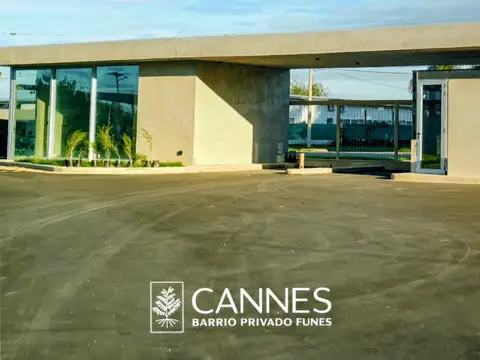 Terreno de 495 m2 en "CANNES BARRIO PRIVADO" - Funes.