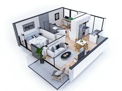 Venta apartamento 2 Dorm. 01 Vista La Blanqueada