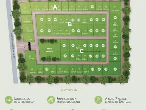 Terreno en Venta de 1878,0 m2