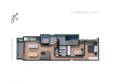 Cochabamba 1691 01 02 - VENTA Departamento 2 Dormitorios con terraza