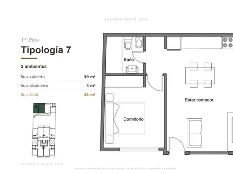 Departamento en Venta en Haedo, USD 50.000