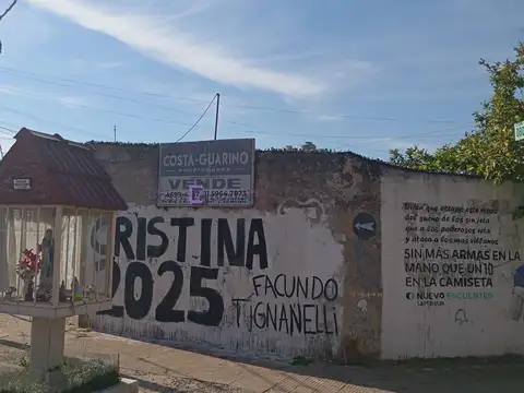 Terreno de 327,89 m² ubicado en esquina Venancio Flores y Palacios