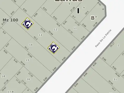 Terreno en Venta en Valentin Alsina, USD 210.000