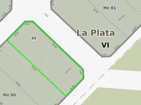 Terreno en Venta en Arturo Segui, USD 40.000