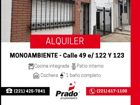 Monoambiente con Patio Interno