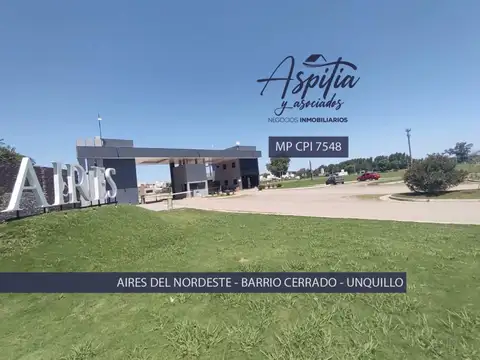 VENTA Lotes en Aires del Nordeste – unquillo - Córdoba
