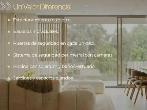 Departamento 3 ambientes con 2 baños