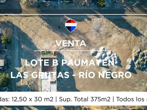 VENTA LOTE EN BALNEARIO LAS GRUTAS 
