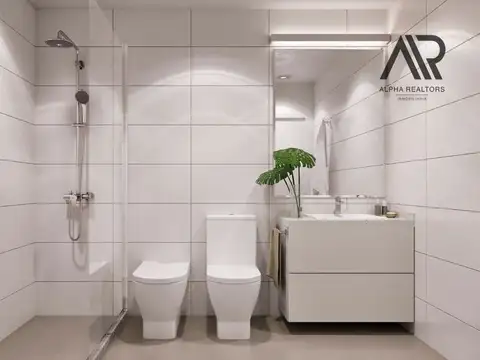 Departamento Monoambiente con 1 baño