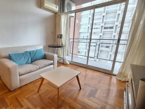 Las Cañitas, Dorrego 2700, piso 9, 2 amb, 55m2, u$s 1,200 + luz. (Alq min 3 meses)