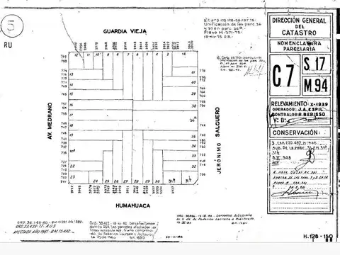 Terreno en Venta de 1586,0 m2