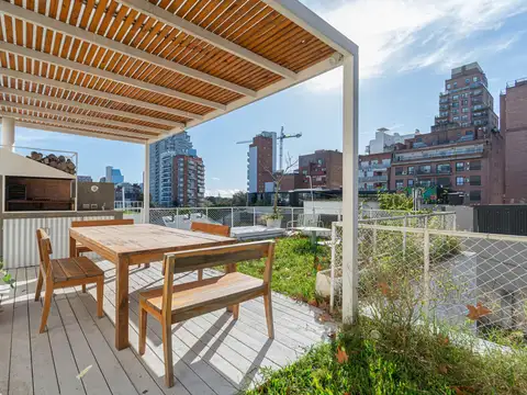 Venta departamento tríplex balcón terraza parrilla doble cochera apto crédito diseño Nuñez